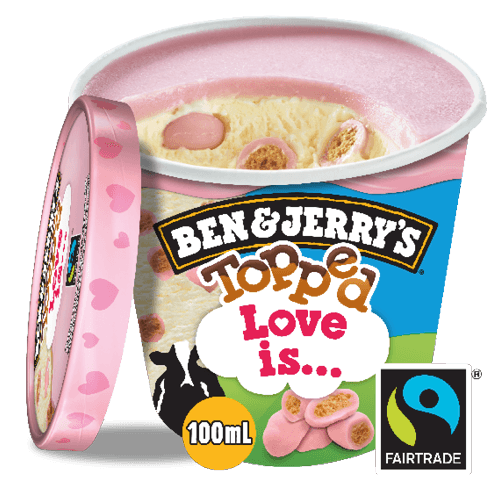 Ben & Jerry's Mini Topped Love Is.. 100ml