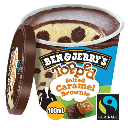 Ben & Jerry's Mini Topped Salted Brownie 100ml