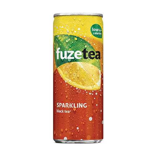 Fuze Tea sparkling black tea 25cl