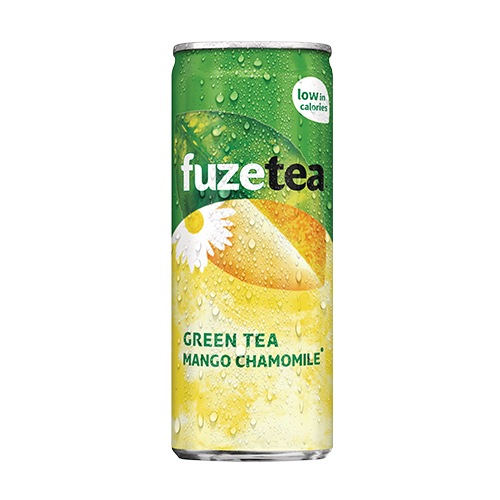 Fuze Tea green tea Mango Kamille 25cl blik