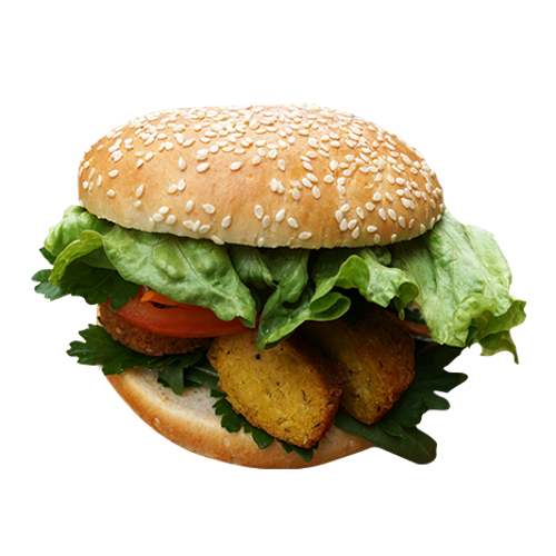 Falafel burger vegan