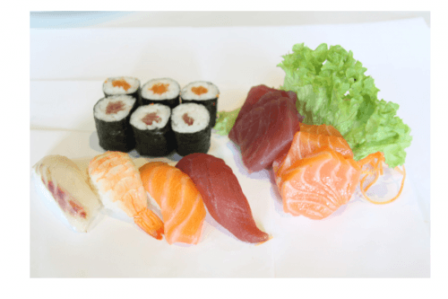 Menu D 16 st (sushi en sashimi mix, 1 persoon)